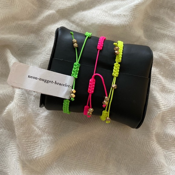NEW Shashi - Neon Nugget Bracelets - Picture 2 of 2